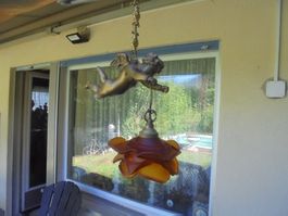 Antike Puti-Deckenlampe von ca 1920-30