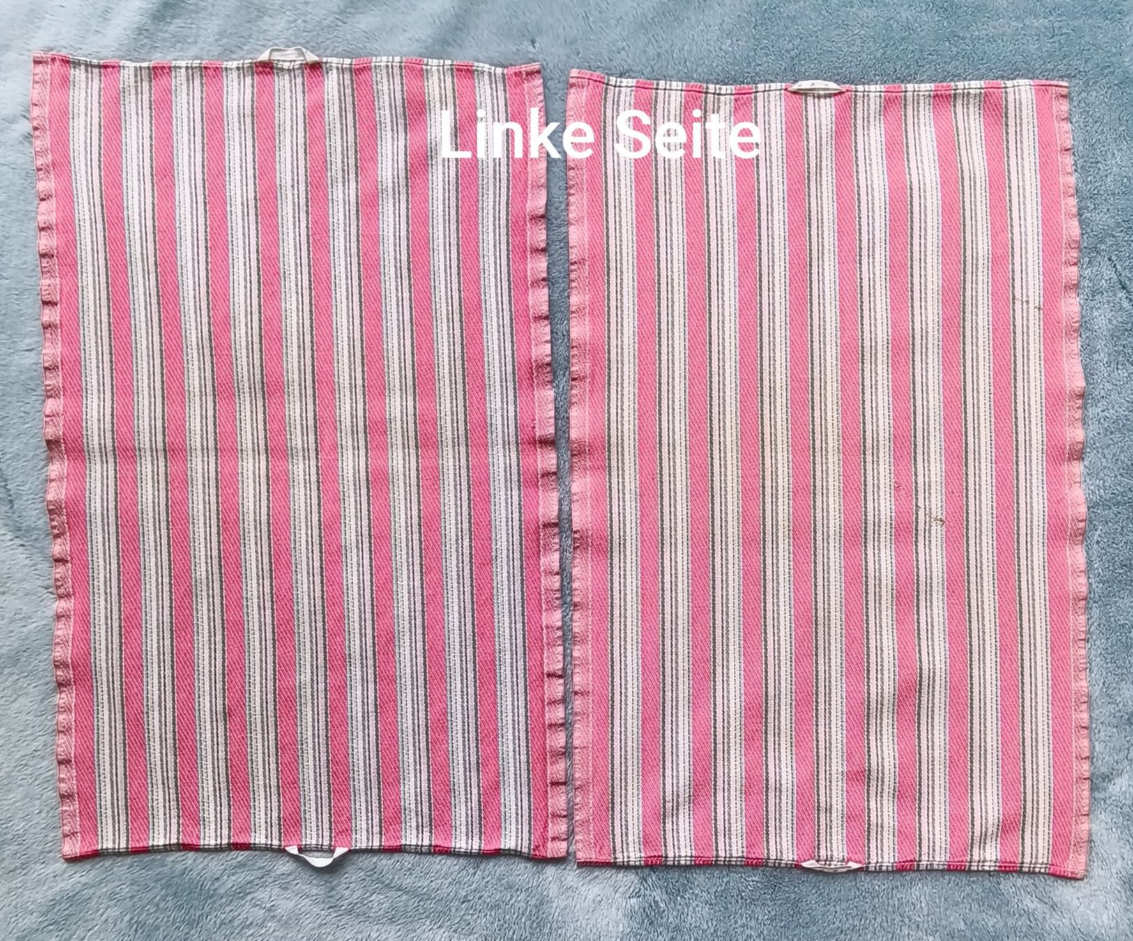 Strofinacci: Vintage 2 Küchenhandtücher 100% Baumwolle Patchwork - Stoff – Usato da Zürich venduto da Tanteemma369 1