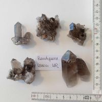 Kleine, perfekt gewachsene Rauchquarz-Stüflein, Uri