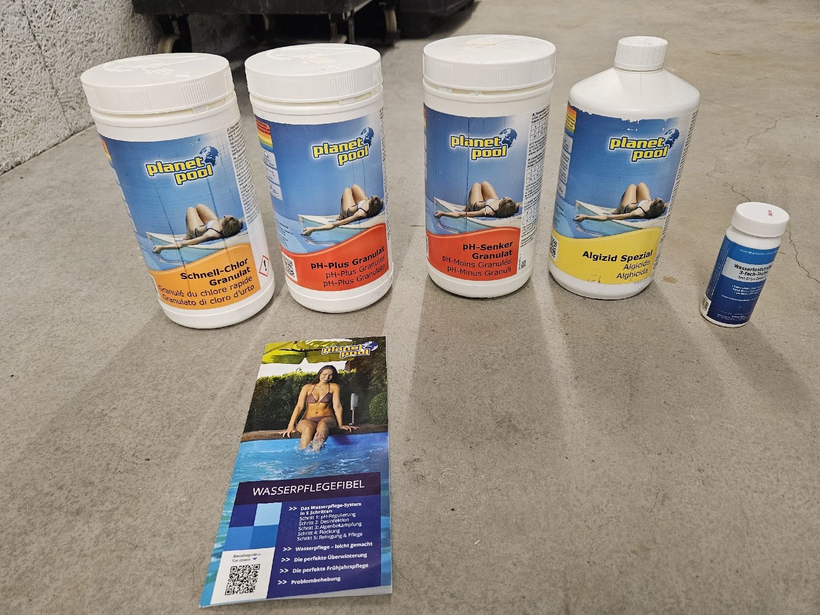 Schwimmbad: Planet Pool Starterset Chlor – Gebraucht aus Vaduz von Simibimi