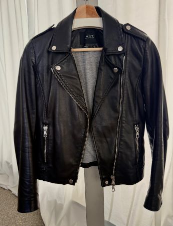 Damen Lederjacke SET Urban Deluxe schwarz neuwertig