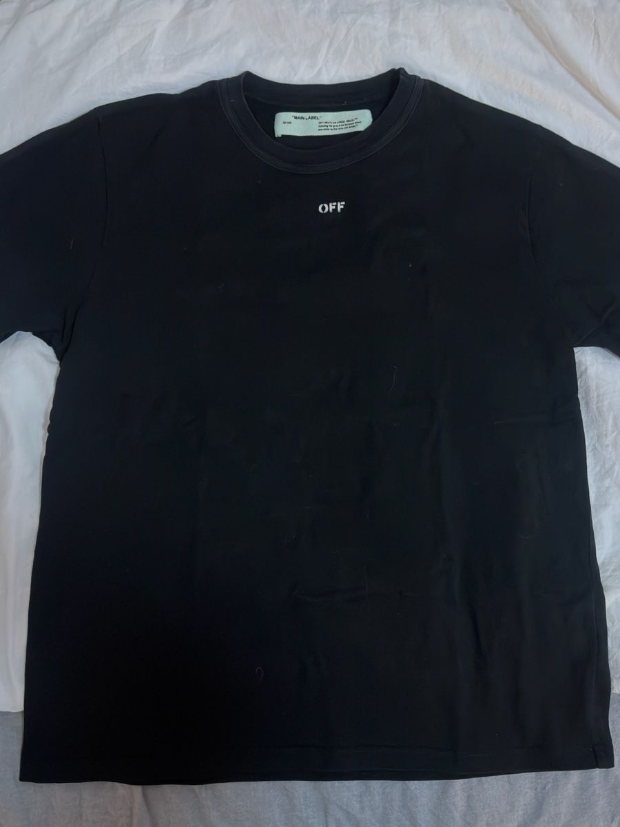 Off-White T-Shirts: Off-White T-Shirt Schwarz Grösse M "Fahrenheit 451" – Gebraucht aus Wetzikon ZH von ShopFaster 3