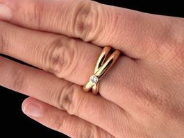 Tiffany & Co Paloma Picasso Solitär 0.1c Ring Gr 50 *S2359
