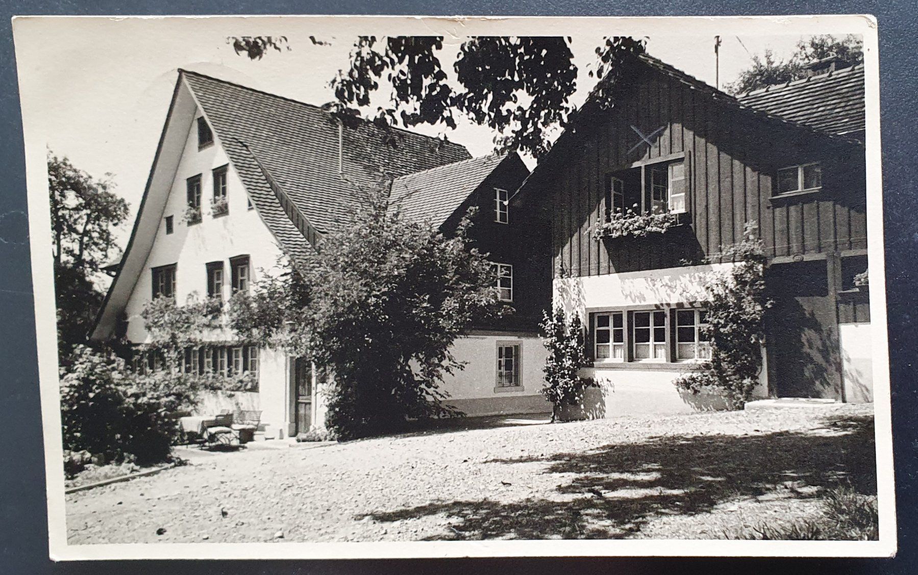 Cartoline postali: Schönenberg ZH 1943 - Wohnhaus Abendsonne – Usato da Kreuzlingen venduto da Rschweiz1