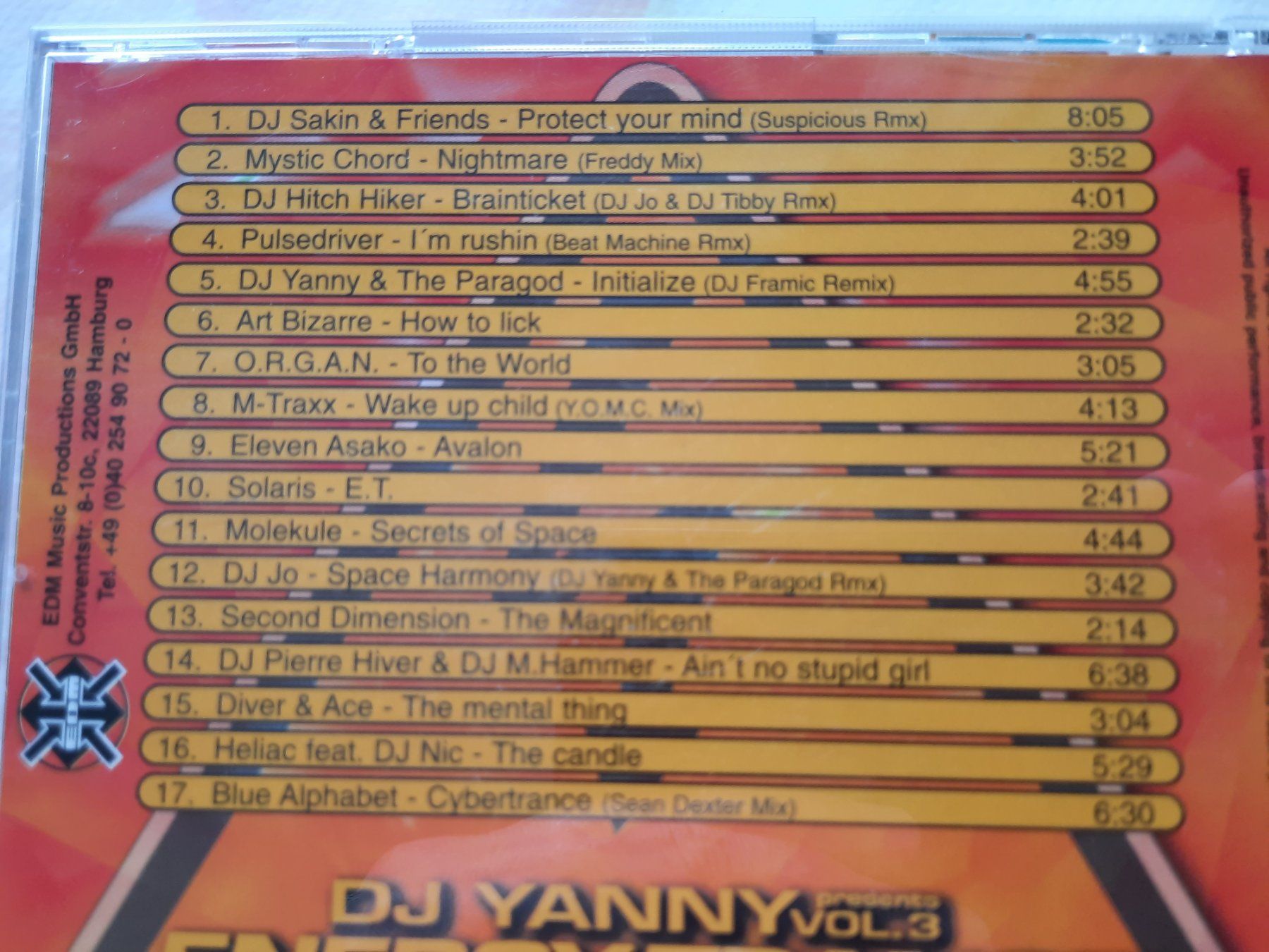 CD: CD DJ Yanny - Energy trance volume 3 – Usato da Pully venduto da bro_n52j 3