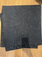 Rubber Mats washing machine protection 60x60cm 4 Pieces Used