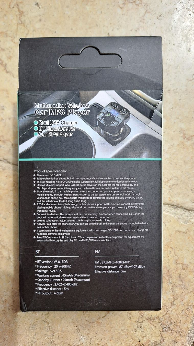 Multimediaplayer & Streamer: Multifunction Wireless Car MP3 Player X8 – Gebraucht aus Rolle von Loutre84 2