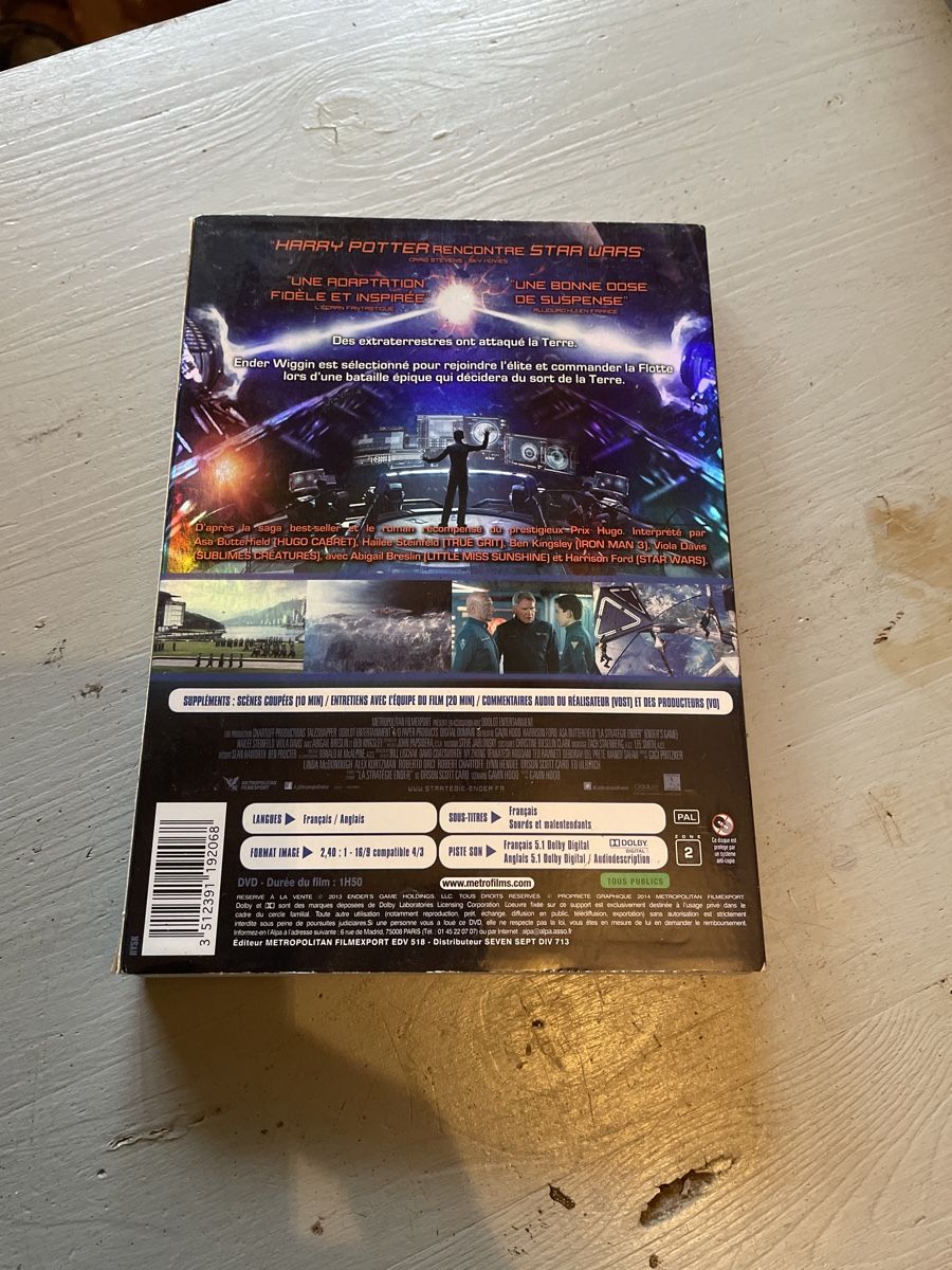 Tutti i DVDs: DVD la stratégie ender  – Usato da moudon venduto da faucheur2 1