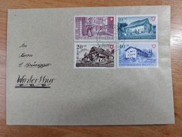 FP1949 - Lettre Pro Patria 1949 obl.