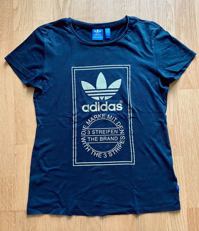 Adidas shirt outlet schwarz gold