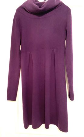 Damen Strickkleid ALLUDE lila Grösse S guter Zustand
