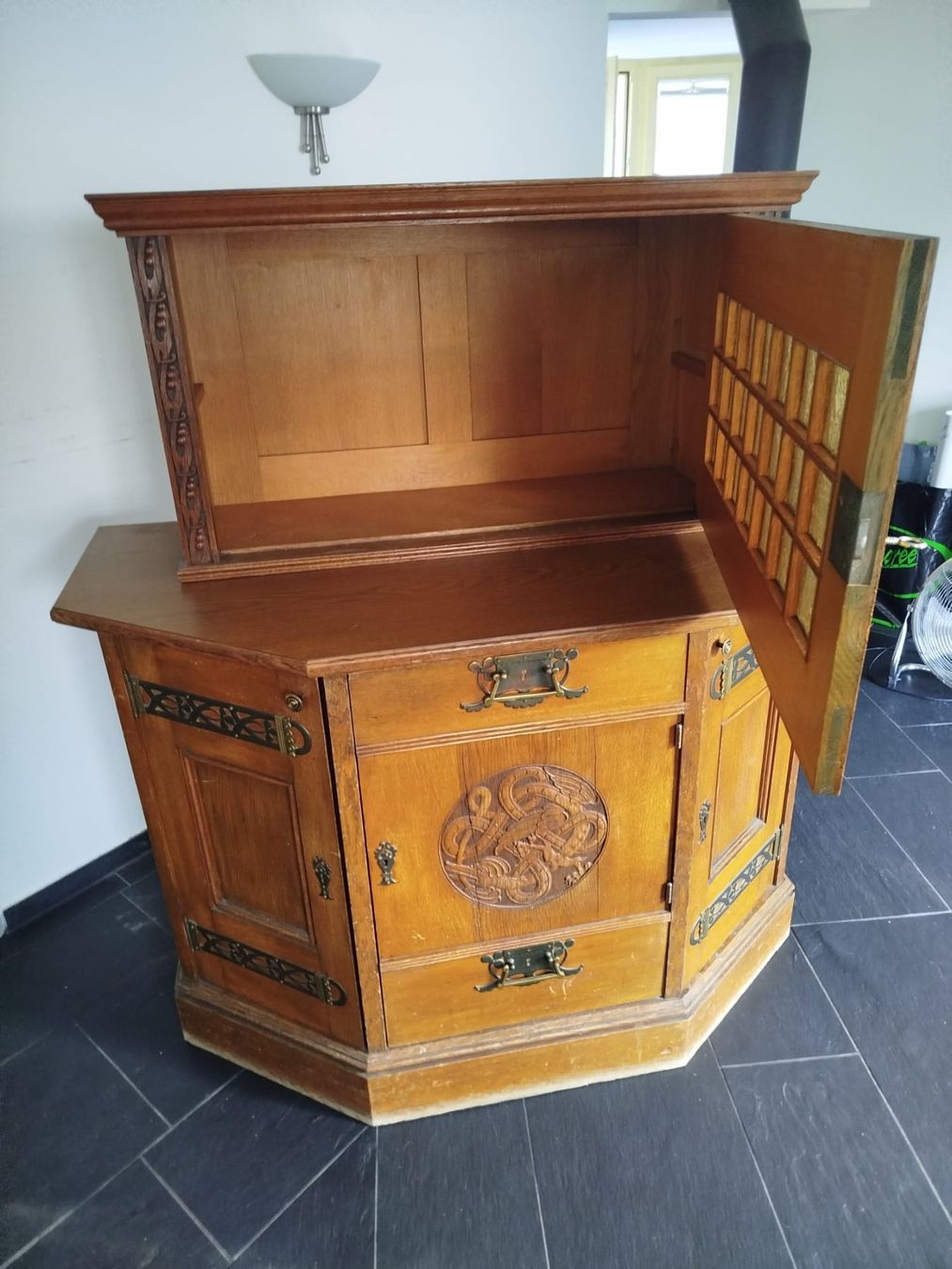 Commodes: Antike Kommode mit Vitrine – D'occasion à Rikon im Tösstal par old_mw5d 1