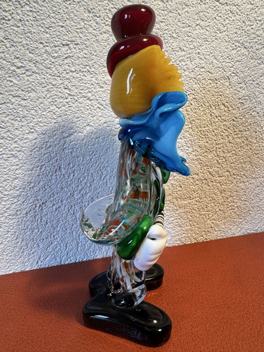 Murano Statuette: Murano Figur Clown gross – Usato da siebnen venduto da minte 4