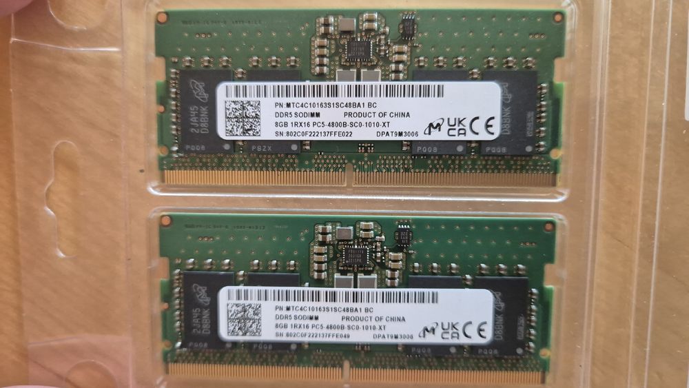 2x8GB Notebook RAM DDR5 SODIMM (Gebraucht) in Effretikon für CHF 63 ...