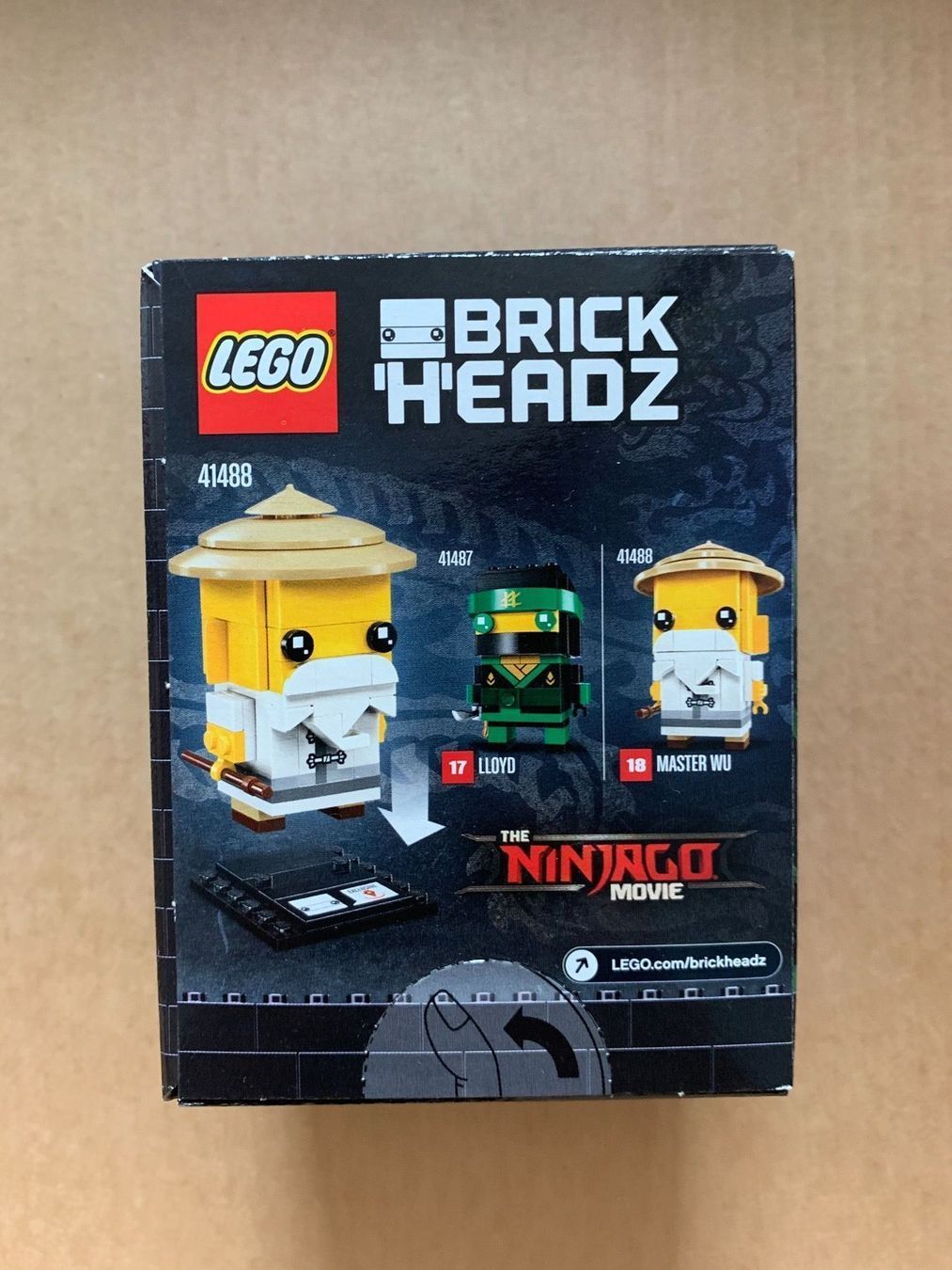 Lego Baukästen: Lego Brickheadz Ninjago 41488 Master Wu – Neu und originalverpackt aus Basel von zekzek 1