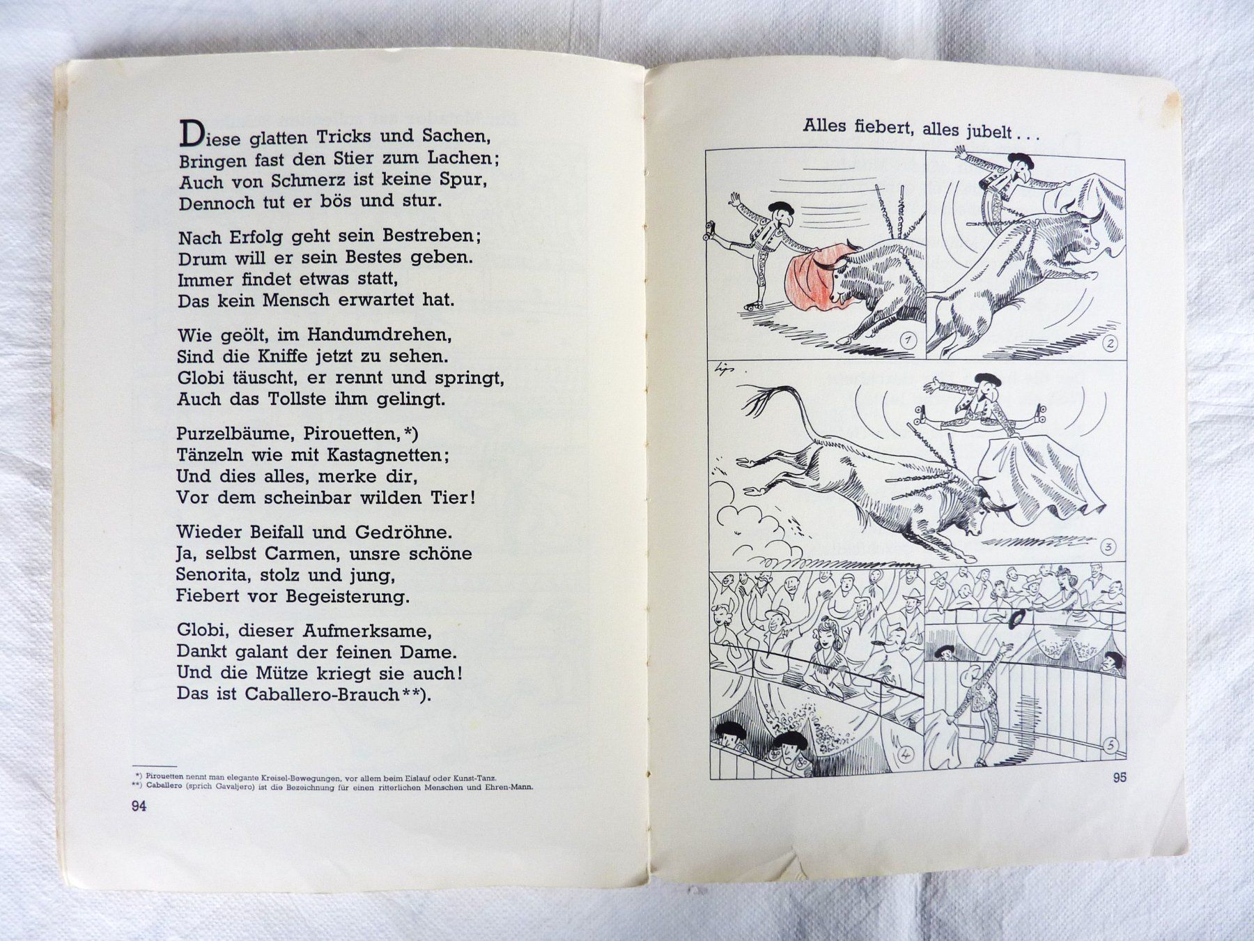 Comics: Globi im Land der Spanier, 1. Auflage 1959 – Gebraucht aus Lustmühle von kloster46 9