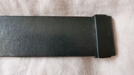 Ceinture – lanière seule, cuir noir ACA JOE