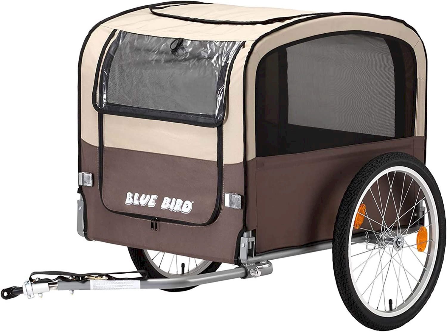 Veloanhänger: Bluebird Hundeanhänger braun/beige – Neu und originalverpackt aus Bottighofen von zaap 1