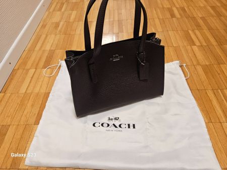 COACH Tasche Leder Henkeltasche mit Staubbeutel