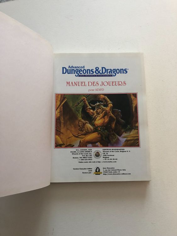 Manuel Du Joueur Dungeons & Dragons D&D 5e Édition | Neuf, Règles De Base JdR