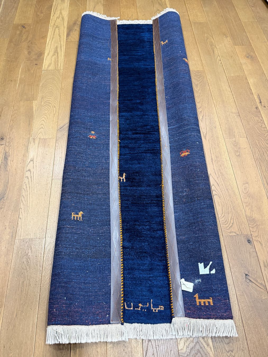 Gabbeh Teppiche: Blauer Kashkuli Gabbeh - Perserteppich – Gebraucht aus Bennau von Mayer_Carpets 3