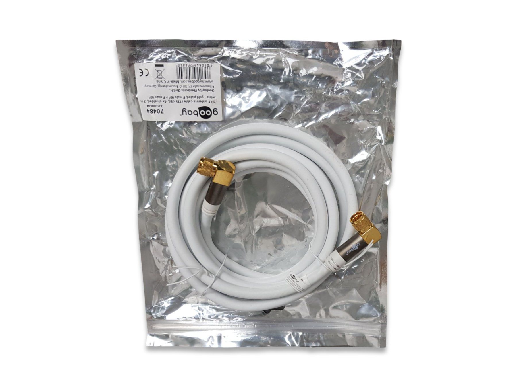 Cavi: GOOBAY Antennenkabel 3m – Nuovo (secondo la descrizione) da Suhr venduto da Restwert_Suhr 1