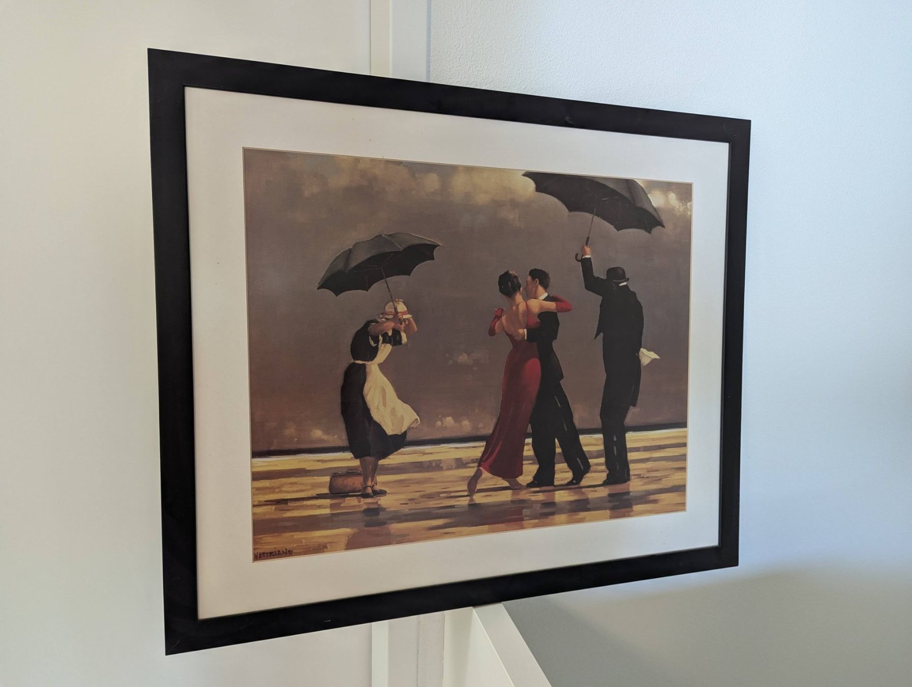 Foto & Immagini: Jack Vettriano "The Singing Butler" - Bilderrahmen 79x66cm – Usato da Niederweningen venduto da guichaz