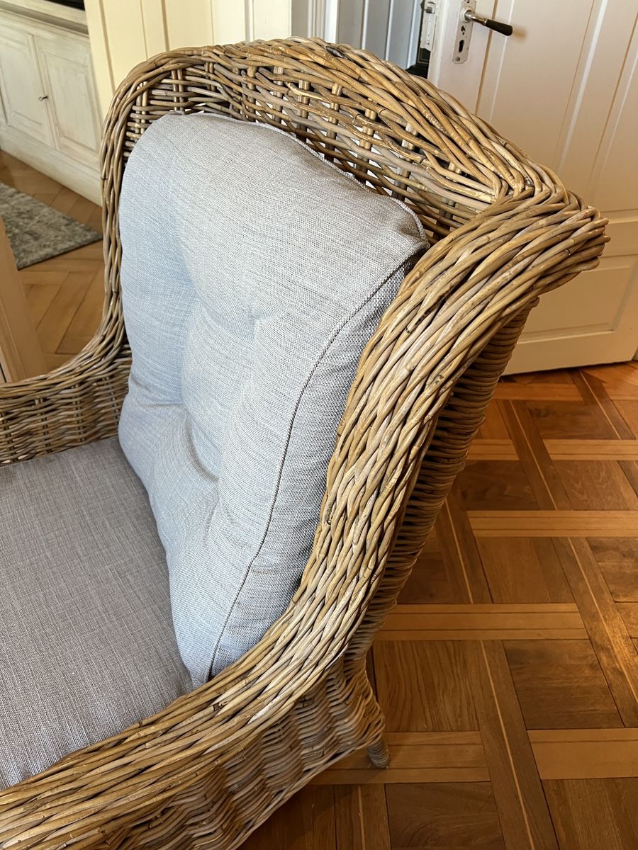 Maisons du monde Poltrone: Rattansessel Korbsessel Gartensessel – Usato da Sirnach venduto da Wonderfulday 1