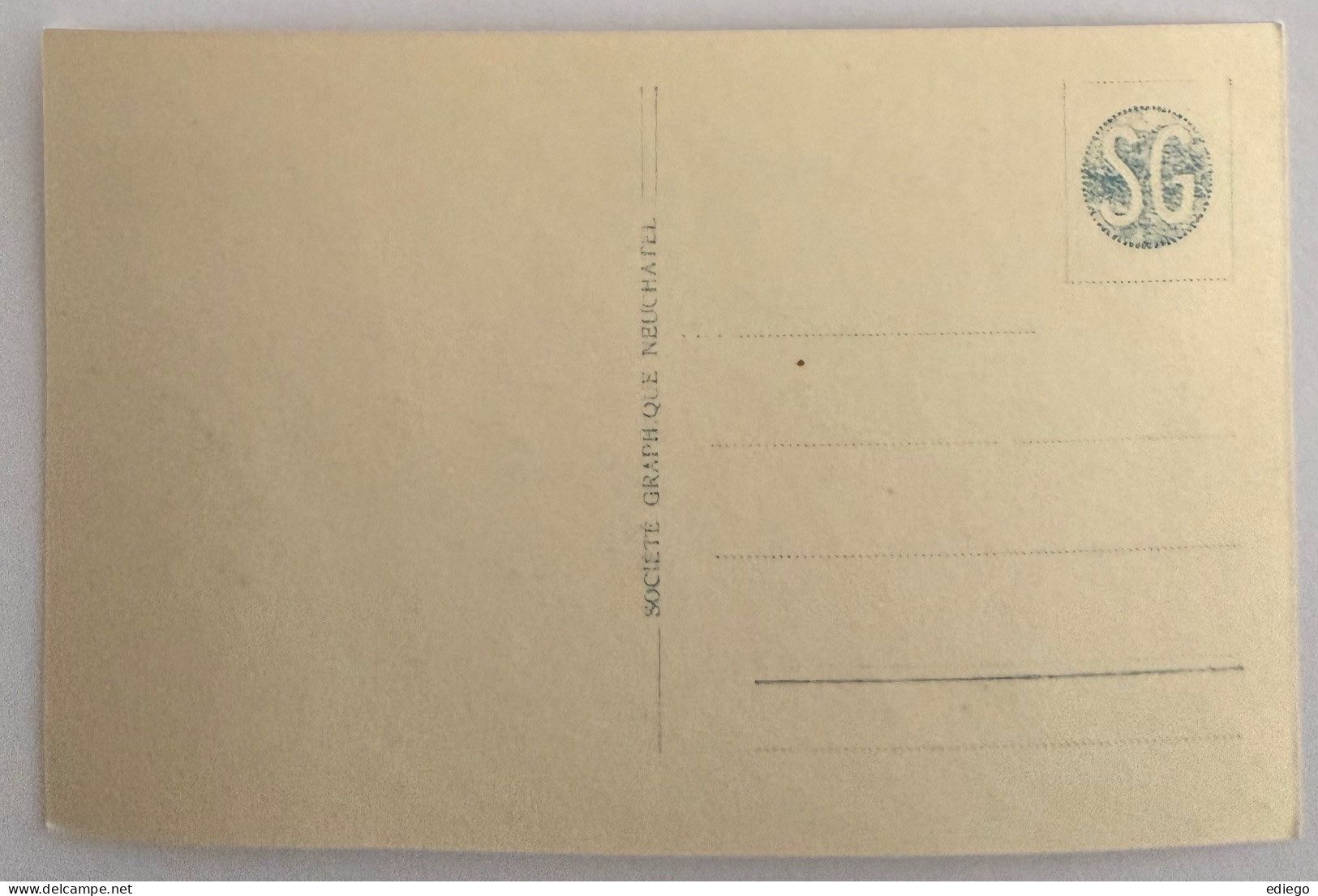 Ansichtskarten: Les Diablerets - Le Plan - Carte ancienne – Gebraucht aus Lutry von Ediego 1