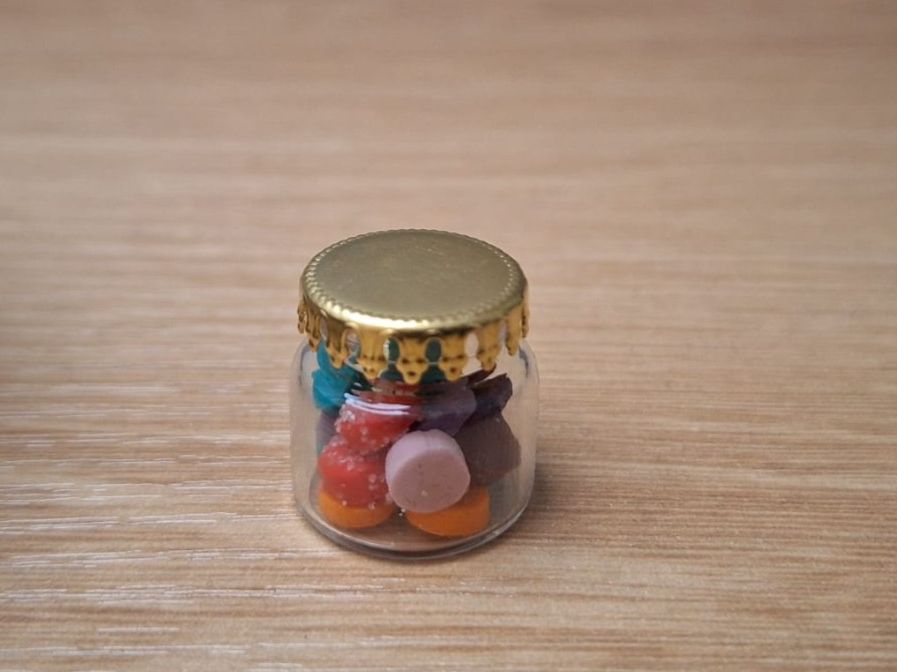 Case e mobili per bambole: Puppenhaus Bonbons Glas – Nuovo (secondo la descrizione) da Zürich venduto da HandmadeTinyFood