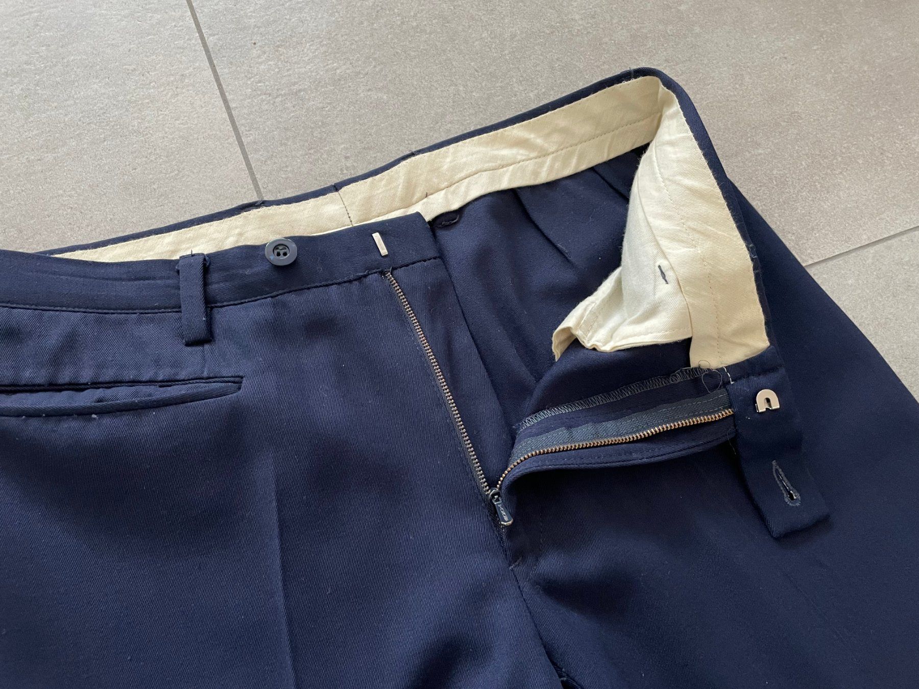 Pantaloni: Vintage Blue Elegant Pants – Usato da Chiasso venduto da Er_Mon 3