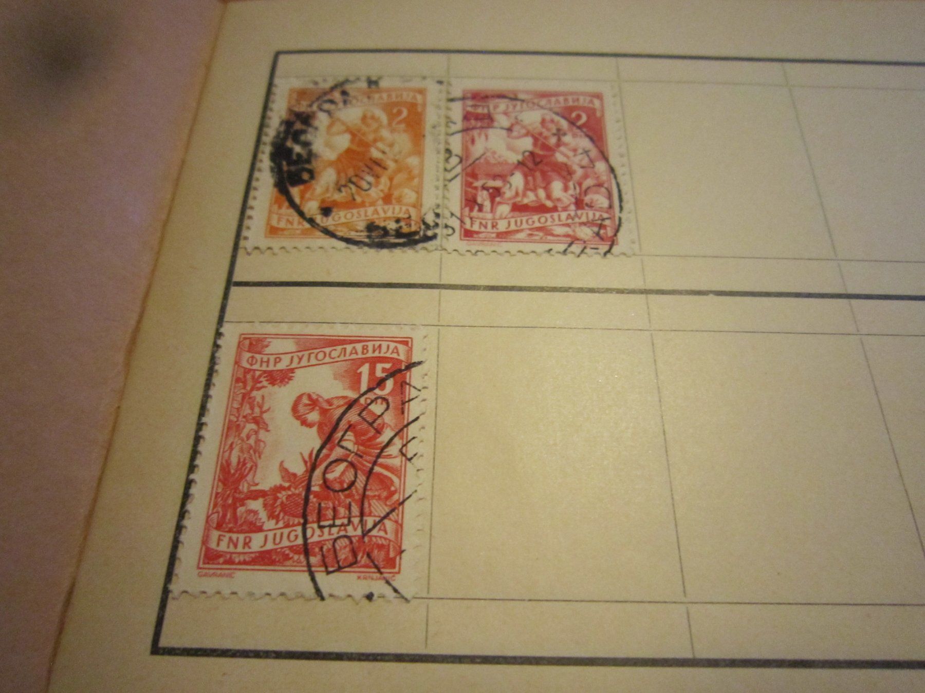 Tous les timbres: Marken Jugoslavien – D'occasion à Gordola par Polentaefung 1