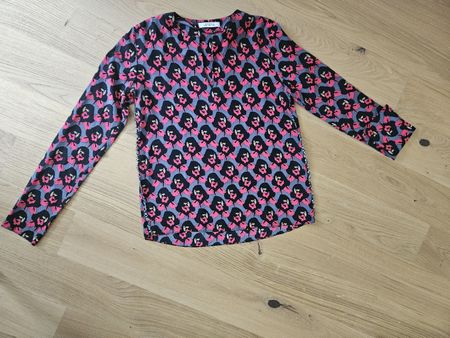 Damen Bluse DOROTHEE SCHUHMACHER gemustert langarm.