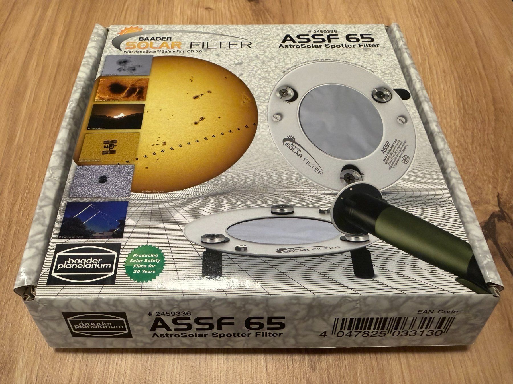 Filtres: Baader AstroSolar Spotter Filter ASSF 65 – Neuf avec emballage d'origine à Dornach par andreasfcb
