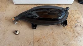 Auspuff Piaggio für GTS 310 schwarz neuwertiger Zustand