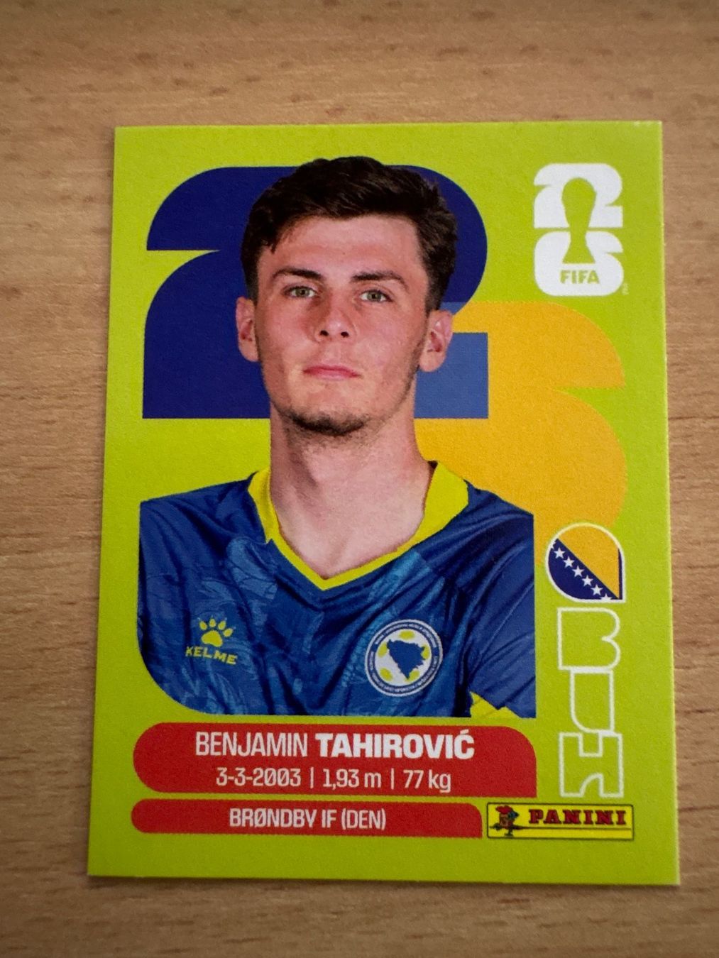 Panini Carte collezionabili: Panini Sticker Benjamin Tahirovic BIH 9 Bröndby IF – Usato da Ibach venduto da lisch3