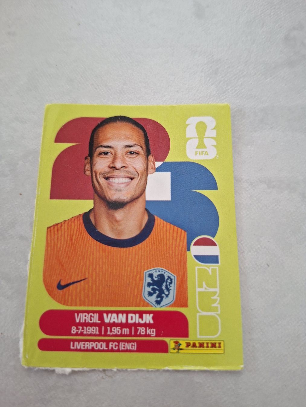Panini Carte collezionabili: Panini Bild Virgil Van Dijk, NED 3 – Nuovo (secondo la descrizione) da Eschenbach SG venduto da Smart26