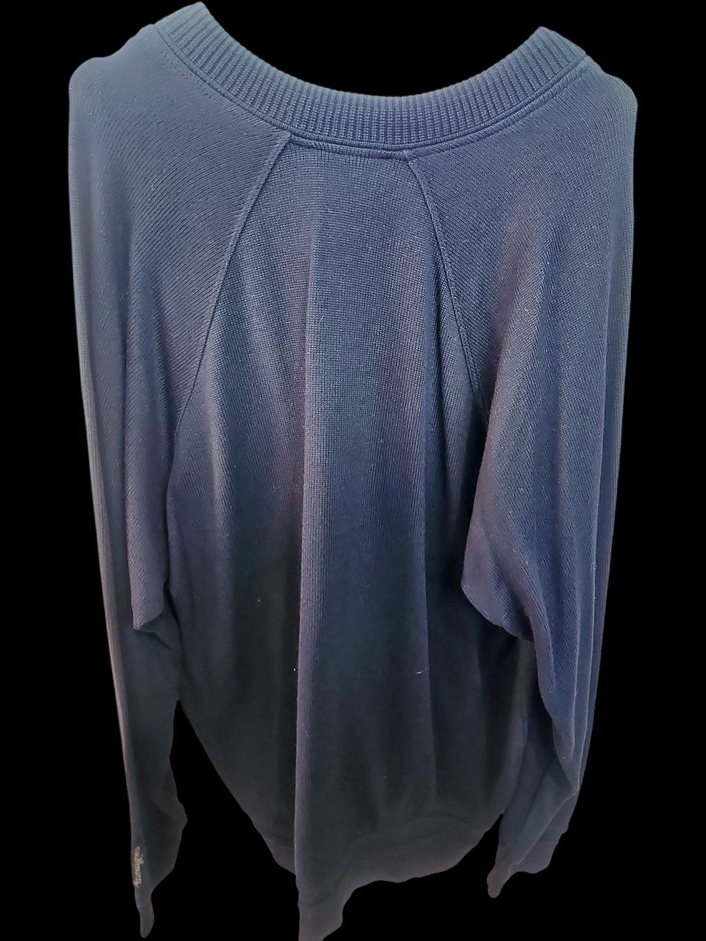 Carlo Colucci Pullover & Sweatshirts: Carlo Colucci Marineblauer V-Ausschnitt Pullover mit buntem – Gebraucht aus Zug von vinokilo 3