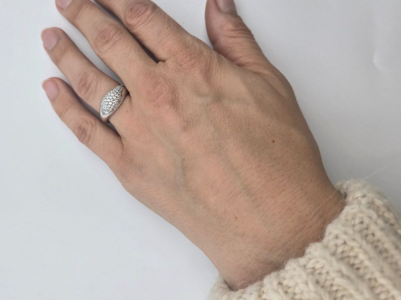 Anelli: Ring Silber 925 Zirkonia Gr. 54 – Nuovo e nell'imballaggio originale da Zug venduto da gold.schmuck 1