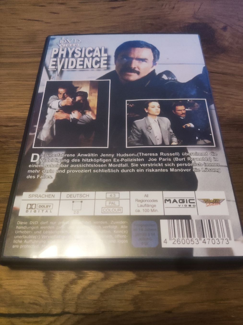 Alle DVDs: Physical Evidence (DVD) Burt Reynolds – Gebraucht aus Oberembrach von giu_7ksd 1
