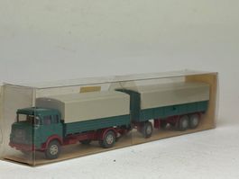 GB- Wiking  Krupp 806 Pritschen Lastzug patinagrün