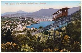 Lugano mit Standseilbahn Monte San Salvatore