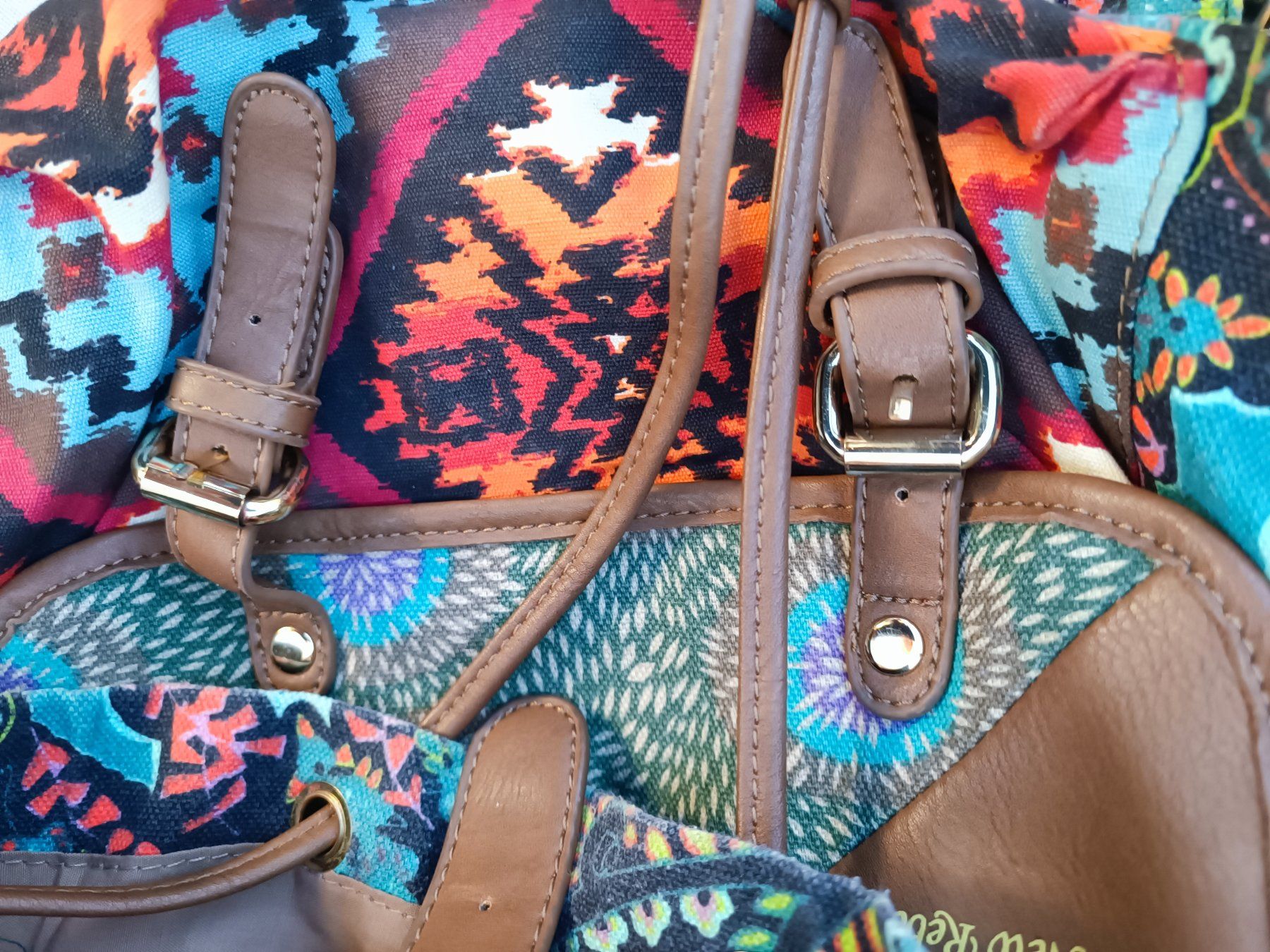 Rucksäcke: Lässiger bunter Rucksack NEW REBELS – Gebraucht aus Sargans von Benziner 1