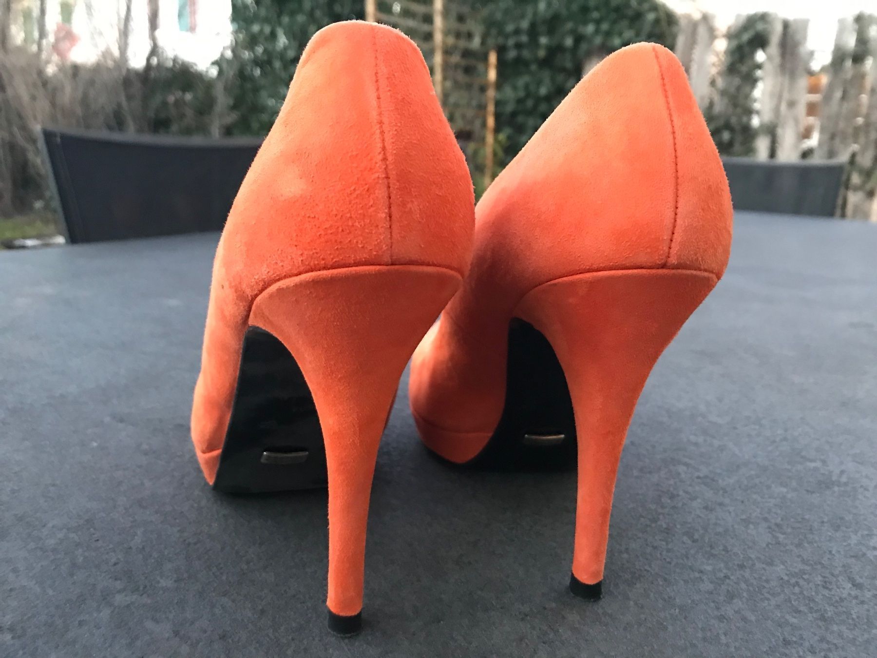 Damenschuhe: Buffalo Wildleder High Heels Grösse 40 orange – Gebraucht aus Basel von jetzt-wird-gemistet 4
