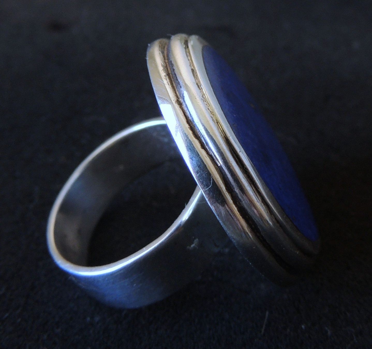 Anelli: Lapislazuli Silber 925 Fingerring Gr. 57 – Usato da Waldenburg venduto da schaller707 4