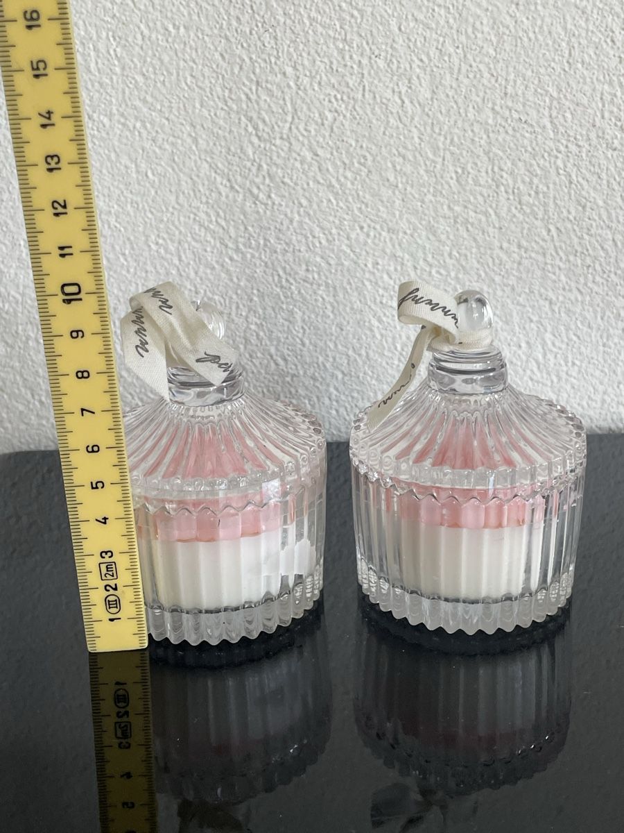 Bougies: Blumenkerze im Glas  – D'occasion à Richterswil par Prangins9 1