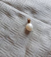 Pendantif argent 925 (doré) avec perle