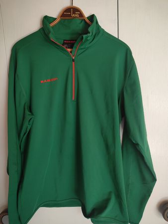Mammut Faserpullover     Grösse XL grün neuwertig