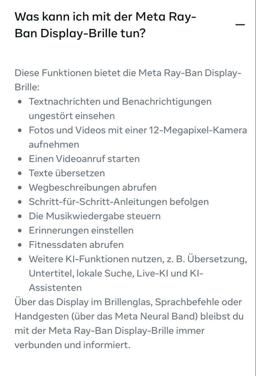 Ray-Ban Occhiali & Lenti: RayBan Meta Display TOP – Nuovo e nell'imballaggio originale da Schaffhausen venduto da Aensch 3