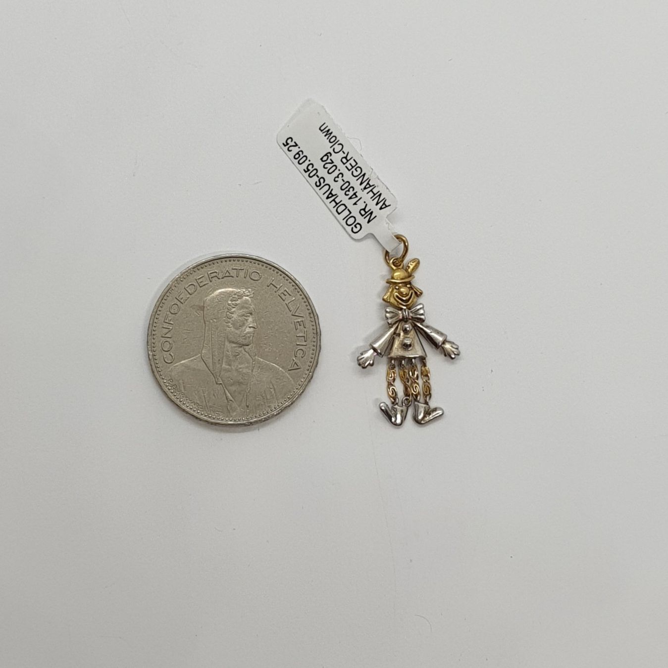 Ciondoli: Echt 18K Gold - Clown Anhänger – Usato da Luzern venduto da Luzern-Goldhaus 2
